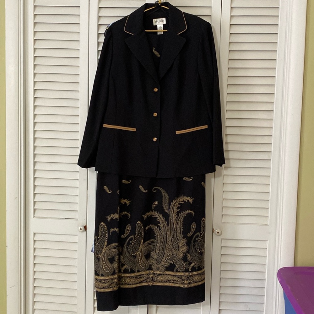 Studio one Dress / jacket set.  Size 16W